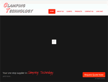 Tablet Screenshot of clampingtechnology.co.za